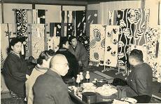 1954年芝居ゆかた展示会